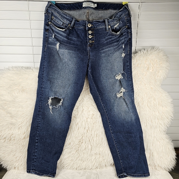 torrid Denim - TORRID Denim Distressed Jeans
